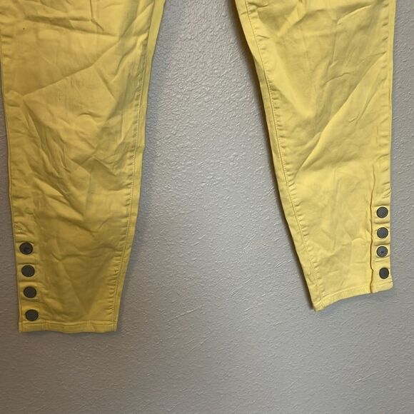 Seven7 High Rise Skinny Jean Yellow Size 10 - Picture 9 of 10